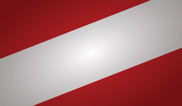 Austria flag angle shape