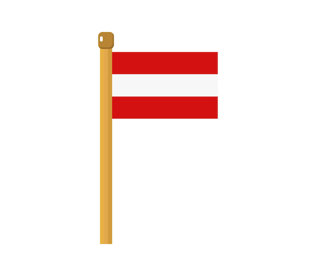 オーストリアの国旗