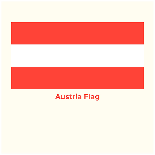 Vector the austria flag