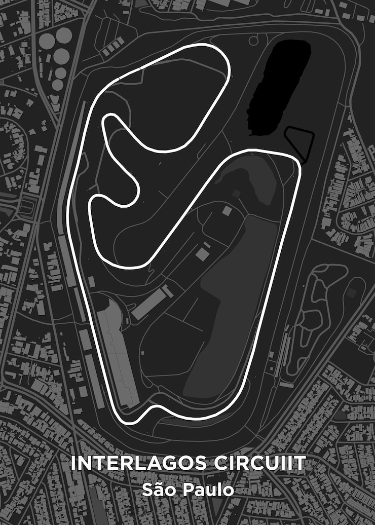 Vector the autdromo jos carlos pace better known as interlagos is a 4309 km 2677 mi motorsport circ
