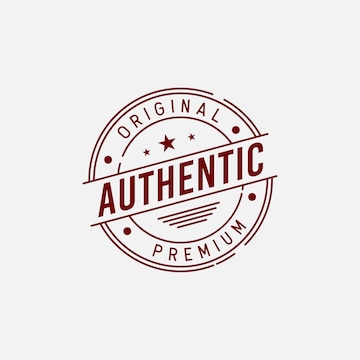 Authentic logo Vectors & Illustrations for Free Download | Freepik