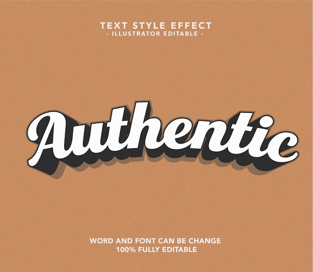 Authentiek lettertype
