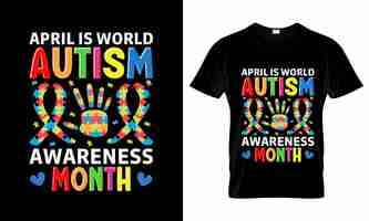 Vector autism shirt