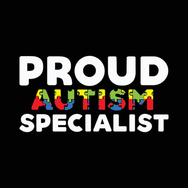 Дизайн футболки с аутизмом