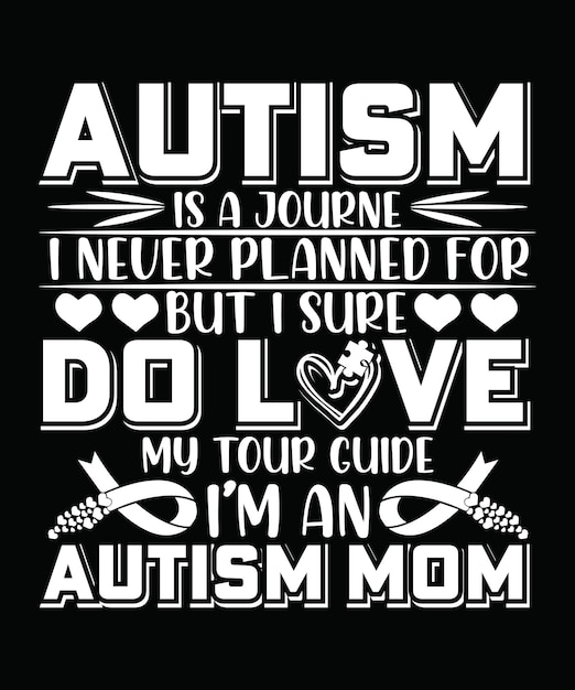 Autism Vector Tshirt Design