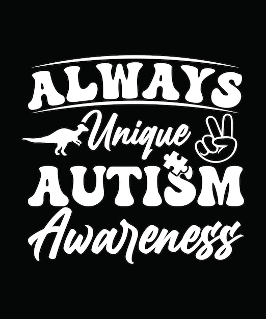 Autism Vector Tshirt Design