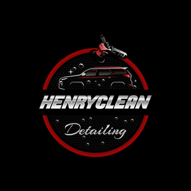 Auto auto detaillering service logo