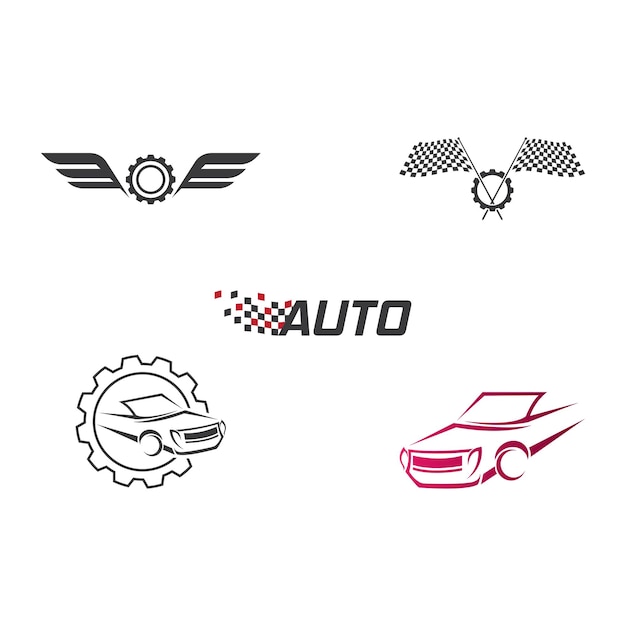 auto auto logo ontwerp