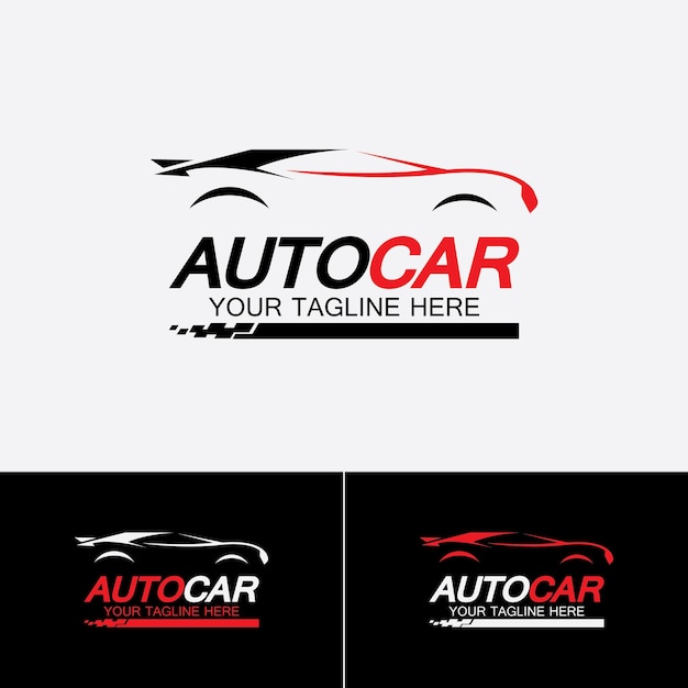 Auto auto logo symbool pictogram vector ontwerpsjabloon