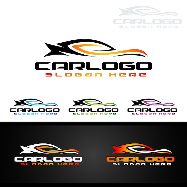 Auto auto-logo voor sportwagens