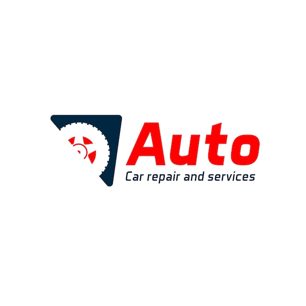 Auto auto reparatie logo