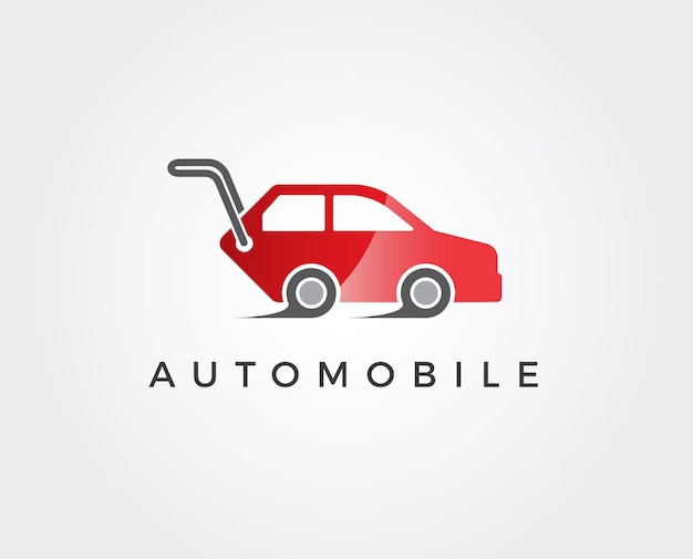 Auto autodealer logo ontwerp