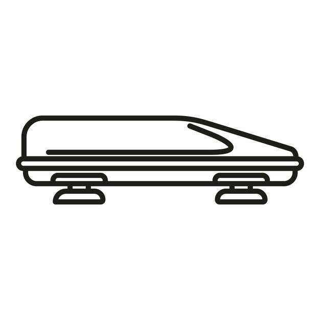 Premium Vector  Auto box icon outline vector car roof container
