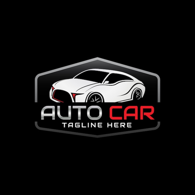 auto car concept vector logo design illustration