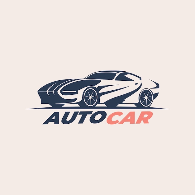 Vector auto car garage premium concept logo design