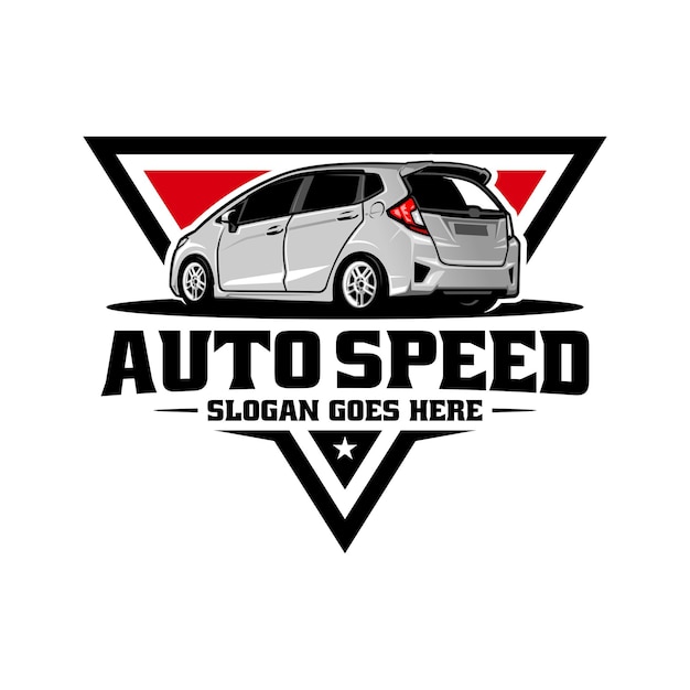 auto car illustration logo vector