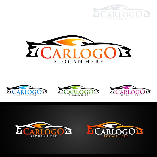 Auto car logo for sport cars