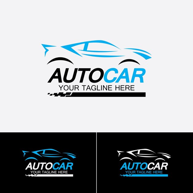 Auto car logo symbol icon vector design template