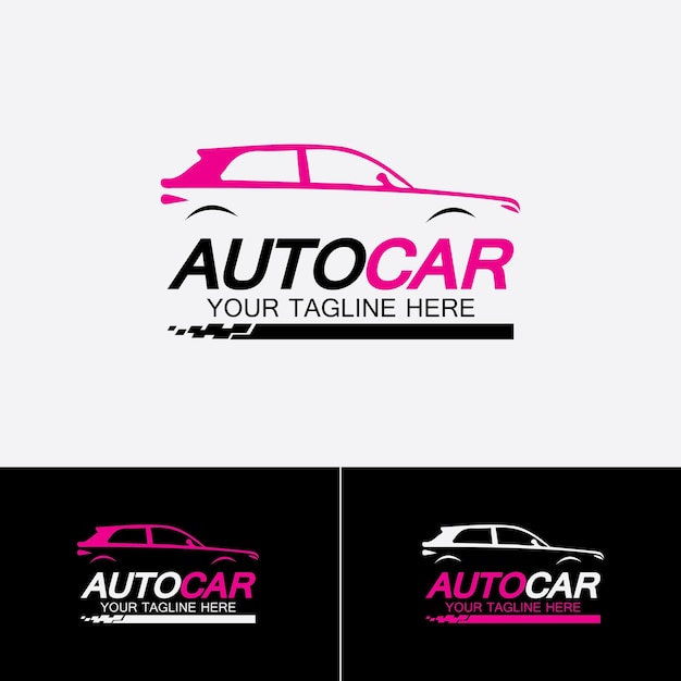 Auto car logo symbol icon vector design template