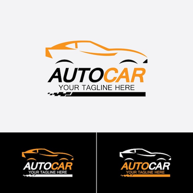 Modello di disegno vettoriale icona simbolo auto logo auto