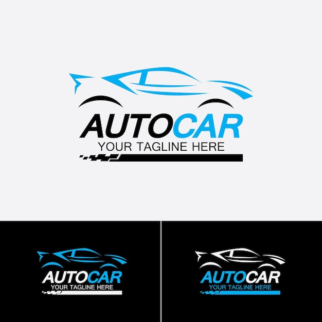 Auto car logo symbol icon vector design template