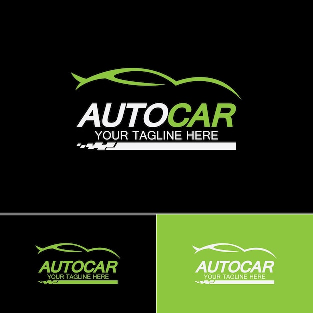 Auto car logo symbol icon vector design template