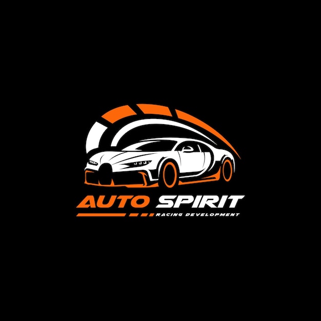 Auto car racing spirit speed garage logo vector template set best for automotive related industry