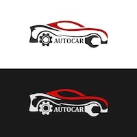 Auto car repair logo design