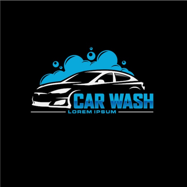 Auto car wash logo-ontwerp