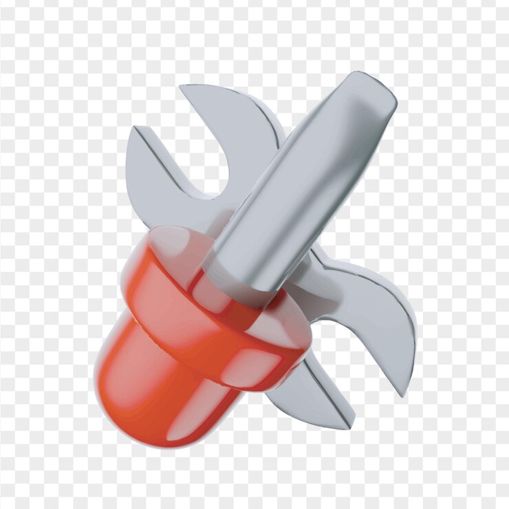 Vector auto care 3d icons render clipart
