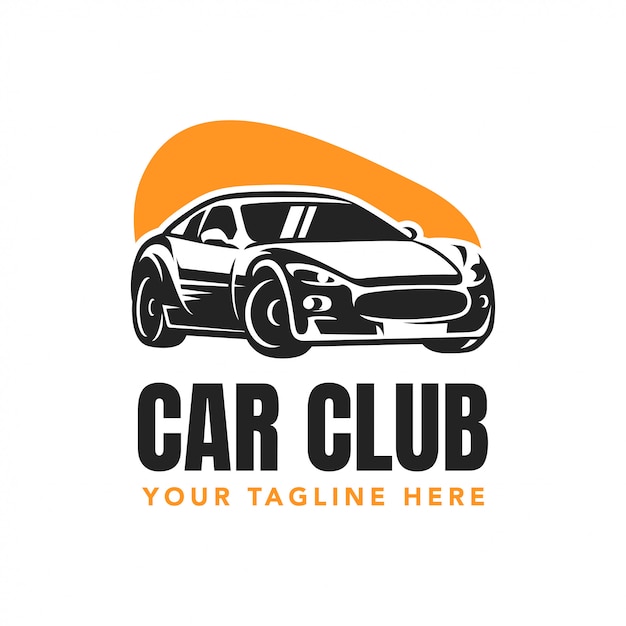 Auto club badge logo ontwerp