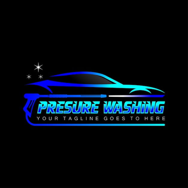 Vector auto detailing logo car detailing car wash clean logo auto wash logo polish logo