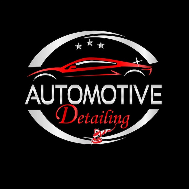 Vector auto detailing logo