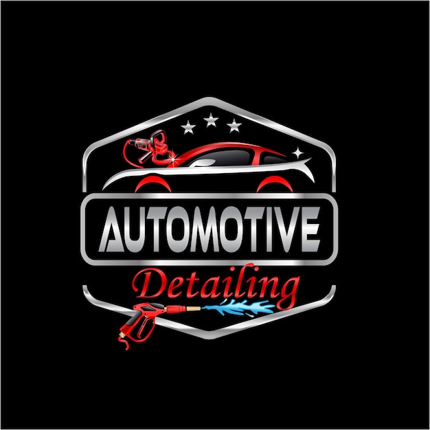 Vector auto detailing logo