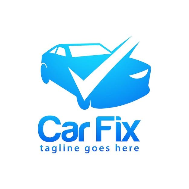 Auto fix logo ontwerpsjabloon