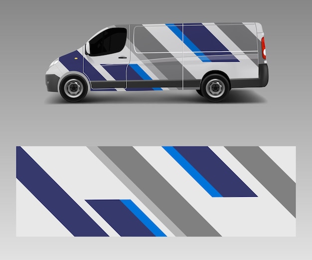 Auto grafische abstracte streep ontwerpen vector abstracte lijnen ontwerpconcept voor vrachtwagens en voertuigen van graphics vinyl wrap