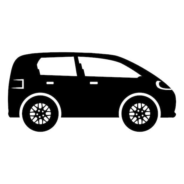 Auto illustratie silhouet design