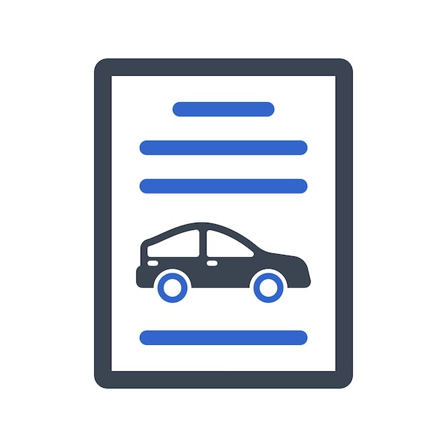 Auto Insurance Policy Icon