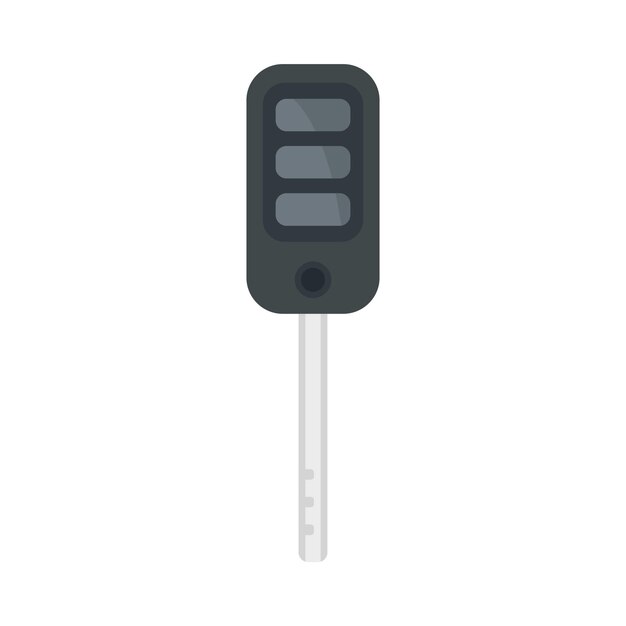 Auto key icon Flat illustration of auto key vector icon isolated on white background