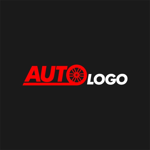 Vector auto-logo in klassieke stijl