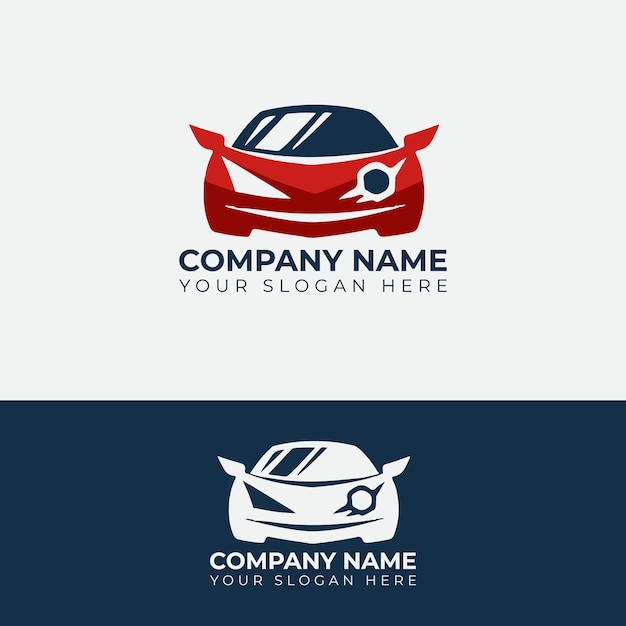 Auto logo ontwerp modern en eenvoudig concept Auto Garage Concept Logo