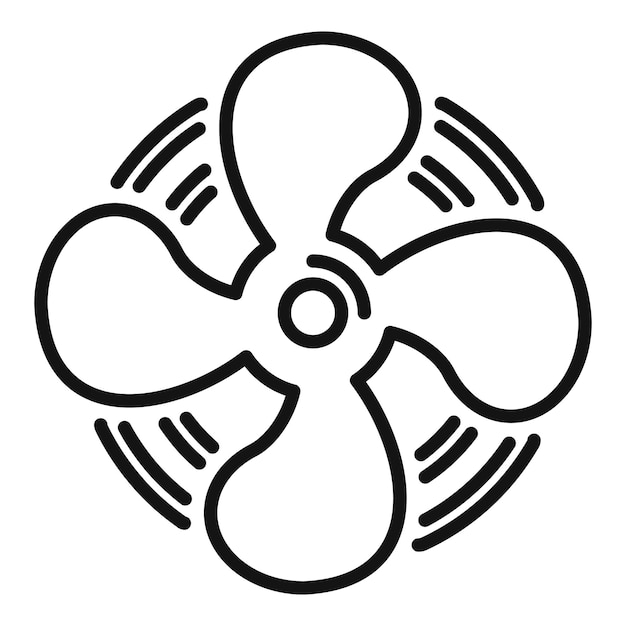 Auto motor ventilator pictogram overzicht vector Auto service deel automotive