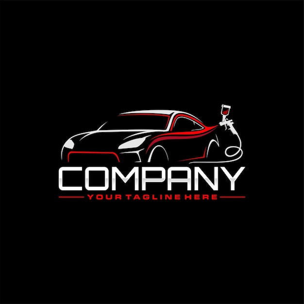 Vector auto paint car logo