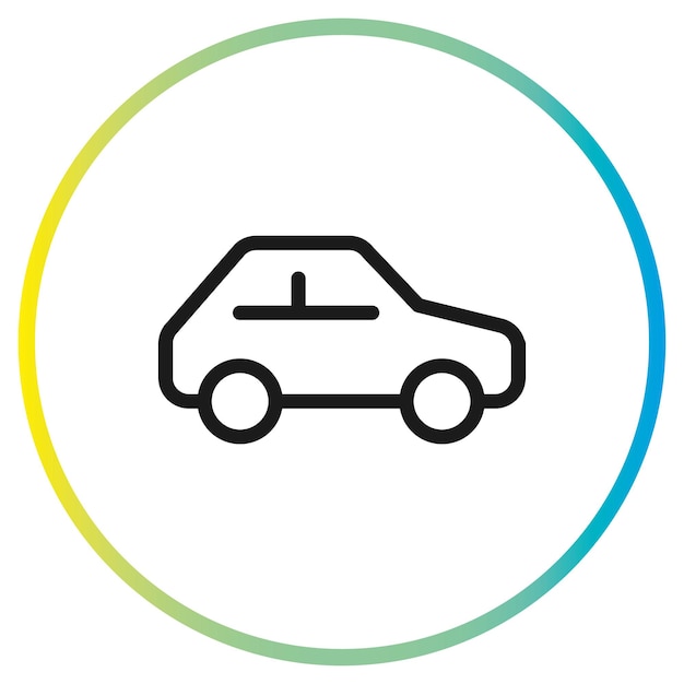 Auto Pictogram Vector