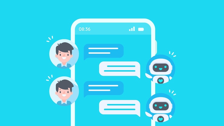 Vector auto reply system with intelligent robots provide information and help customers with problems
