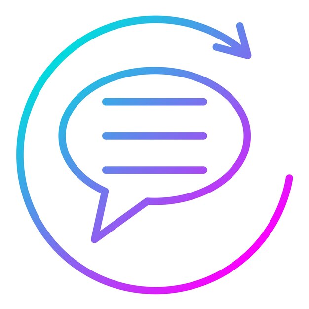 Auto Reply vector icoon Kan worden gebruikt voor Communicatie icoon set