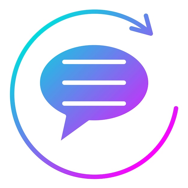 Auto Reply vector icoon Kan worden gebruikt voor Communicatie icoon set