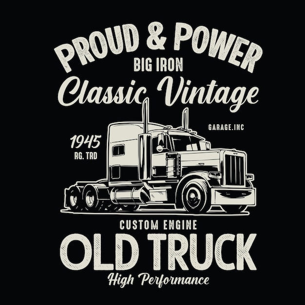 Auto's en vrachtwagens vector t-shirt design