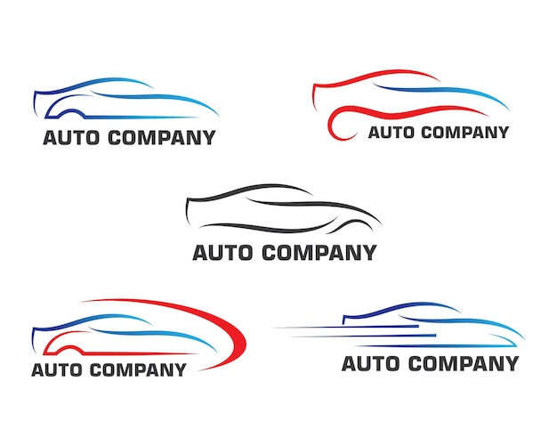 Auto's pictogram logo illustratie vector sjabloon