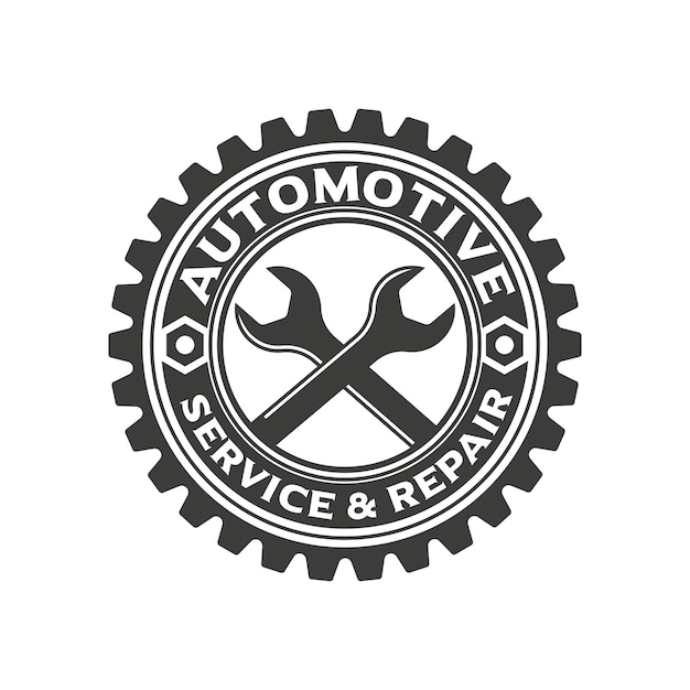 オート サービスのロゴのテンプレート 自動車業界のロゴ関連ビジネス サービスと修理のベクトルのロゴの自動車のエンブレム スタンプ